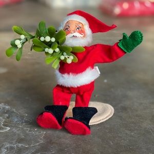 Vintage Annalee mobilitee Santa doll 1963